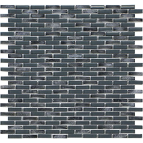 Indigo Mini-Brick - glass tile